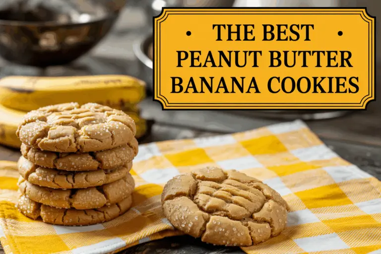 Soft & Chewy Peanut Butter Banana Cookies – Easy Recipe!