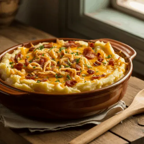 Cowboy Mashed Potato Casserole​– 5-Star Recipe You’ll Love!