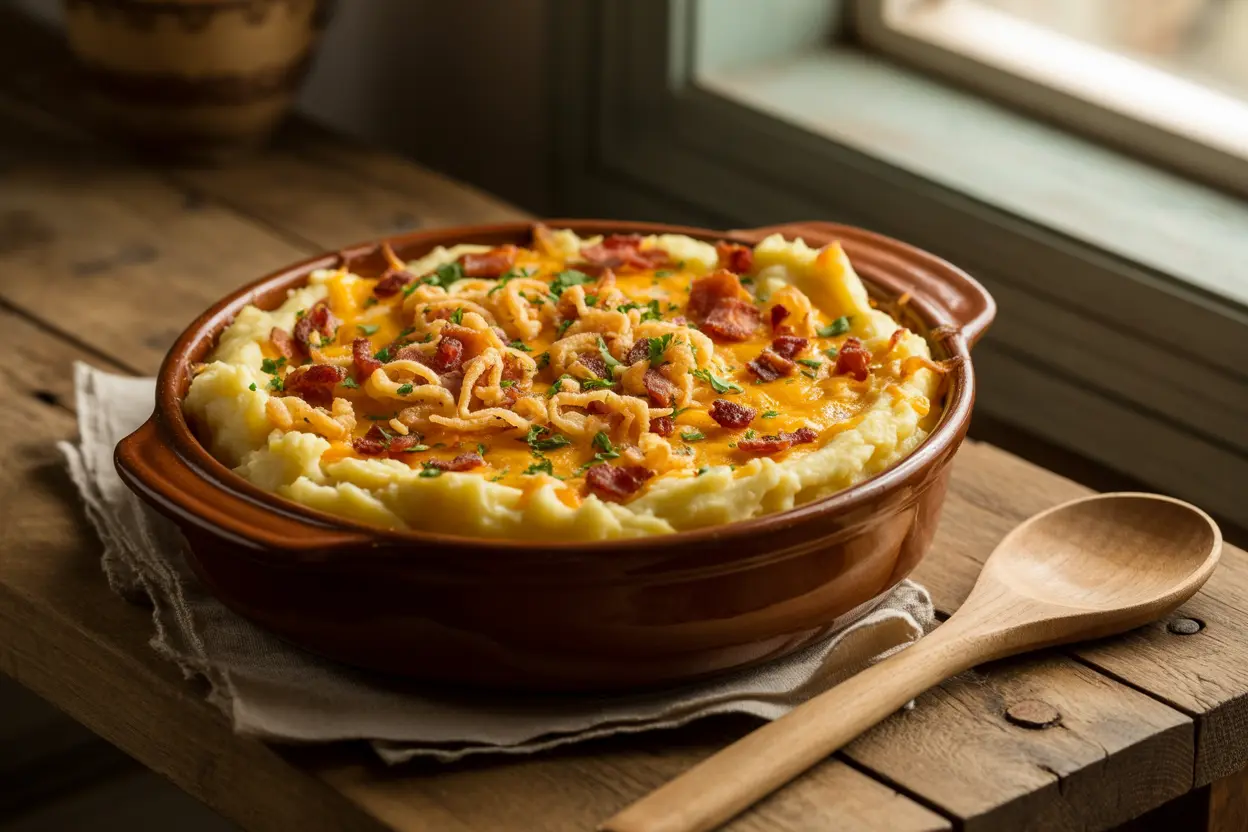 Cowboy Mashed Potato Casserole: A Hearty, Crowd-Pleasing Comfort Food