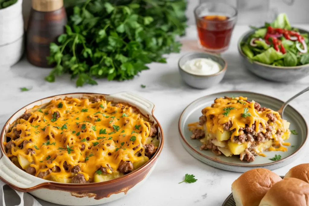 cheesy potatoes

