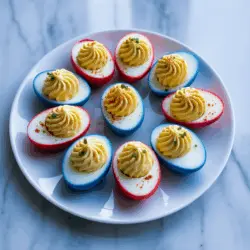 Deviled eggs recipe card visual