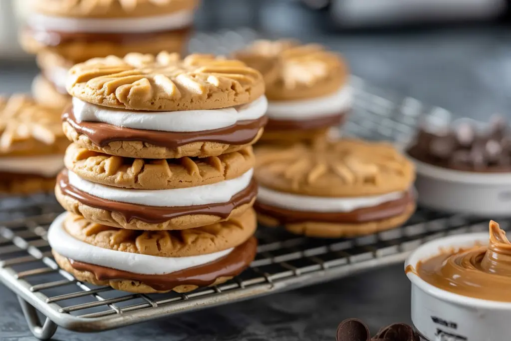 sandwich peanut butter cookies
