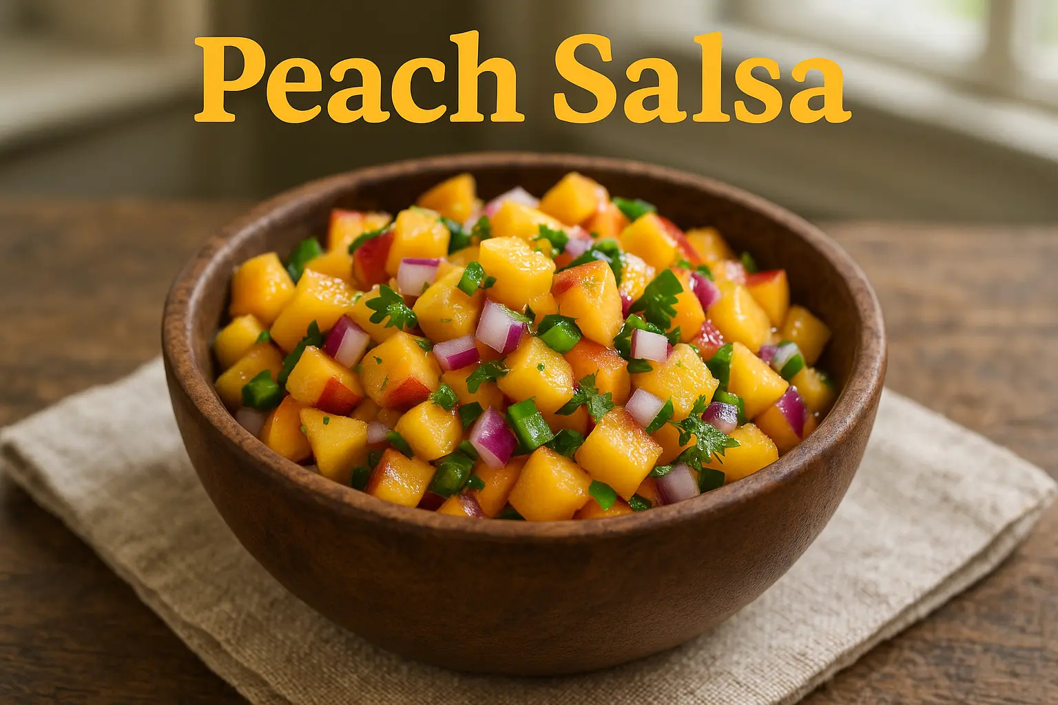 peach salsa