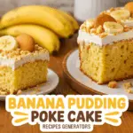 Banana Pudding Poke Cake