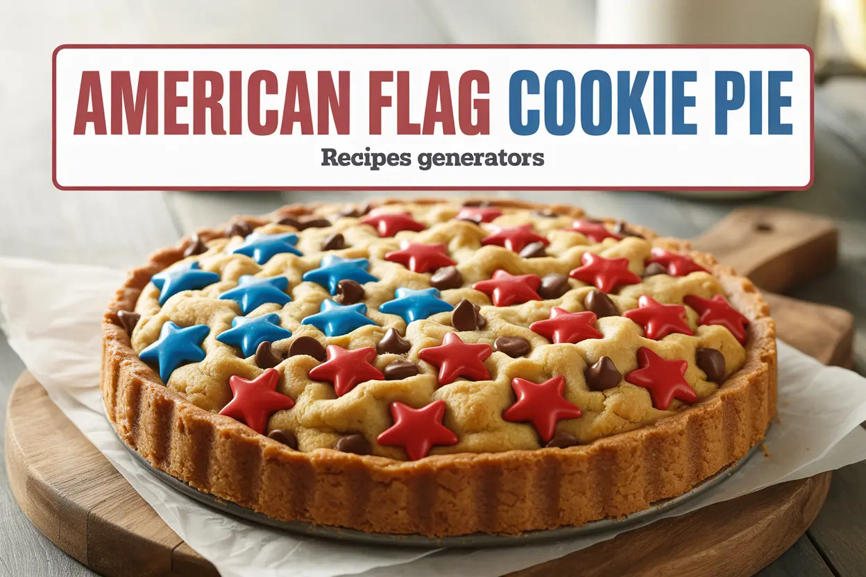 4th of July Cookie Pie