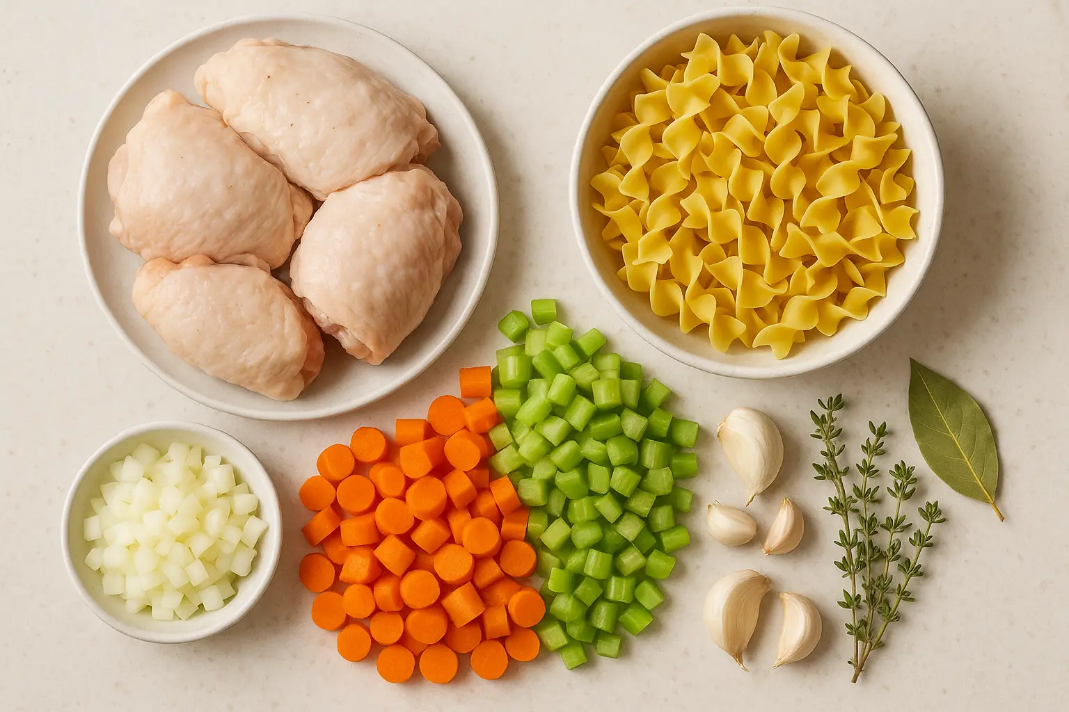 chicken-noodle-soup-ingredients.jpg ingredients for homemade chicken noodle soup