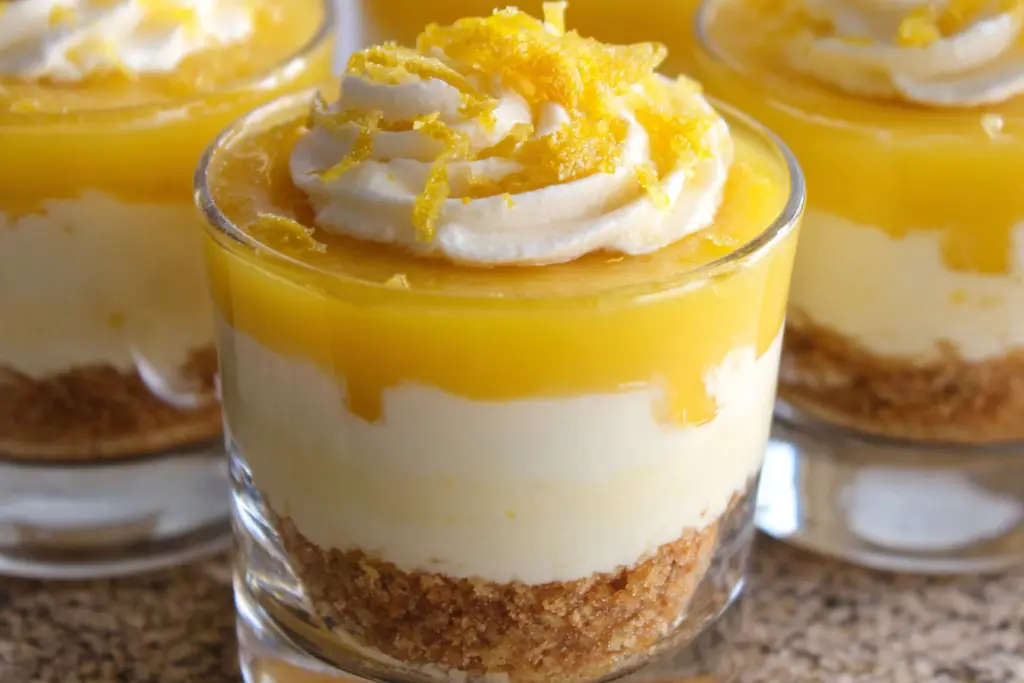 Lemon Cheesecake Dessert Cups (Citrus Boost)