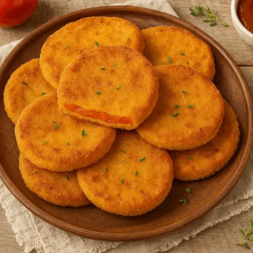 Crispy Air Fryer Fried Red Tomatoes