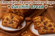 Chocolate Peanut Butter Cups Zucchini Bread Recipe
