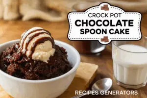 Slow Cooker Chocolate Lava Cake