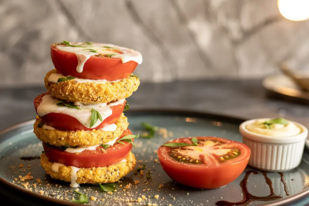 air fryer fried red tomatoes