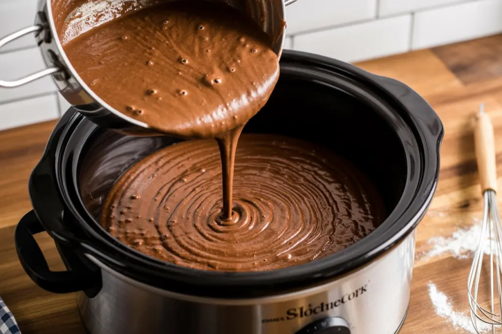 cake mix in slow cooker
