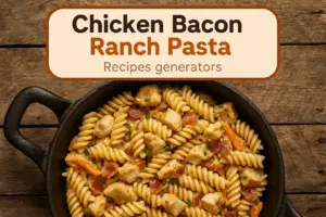 Chicken Bacon Ranch Pasta