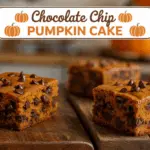 Chocolate Chip Pumpkin Cake Recipe