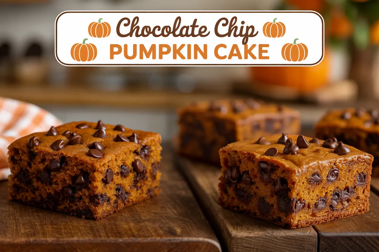 Chocolate Chip Pumpkin Cake Recipe