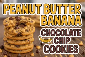 Peanut Butter Banana Chocolate Chips Cookies