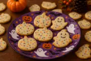 Festive Halloween Shortbread Cookies Recipe