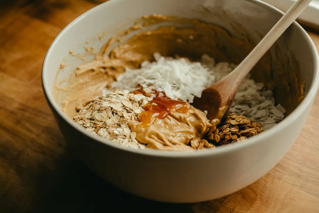 Easy, No-Bake Peanut Butter Oatmeal Sandwich Cookies 6 Mix Base no-bake oatmeal sandwich cookies Dough