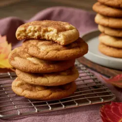 Pumpkin snickerdoodle cookies recipe carde
