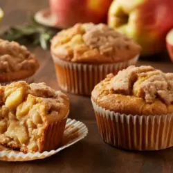 Printable recipe card for apple muffins