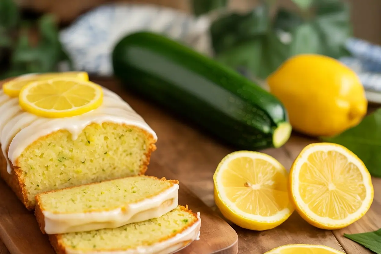 Moist Lemon Zucchini Cake Recipe