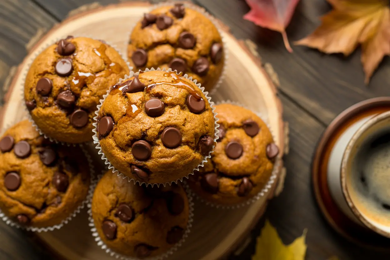 The Best Pumpkin Chocolate Chip Muffins Recipe