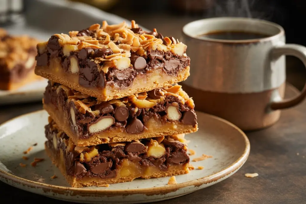 Irresistible Magic Cookie Bars Recipe 7 chocolate chip cookie bars