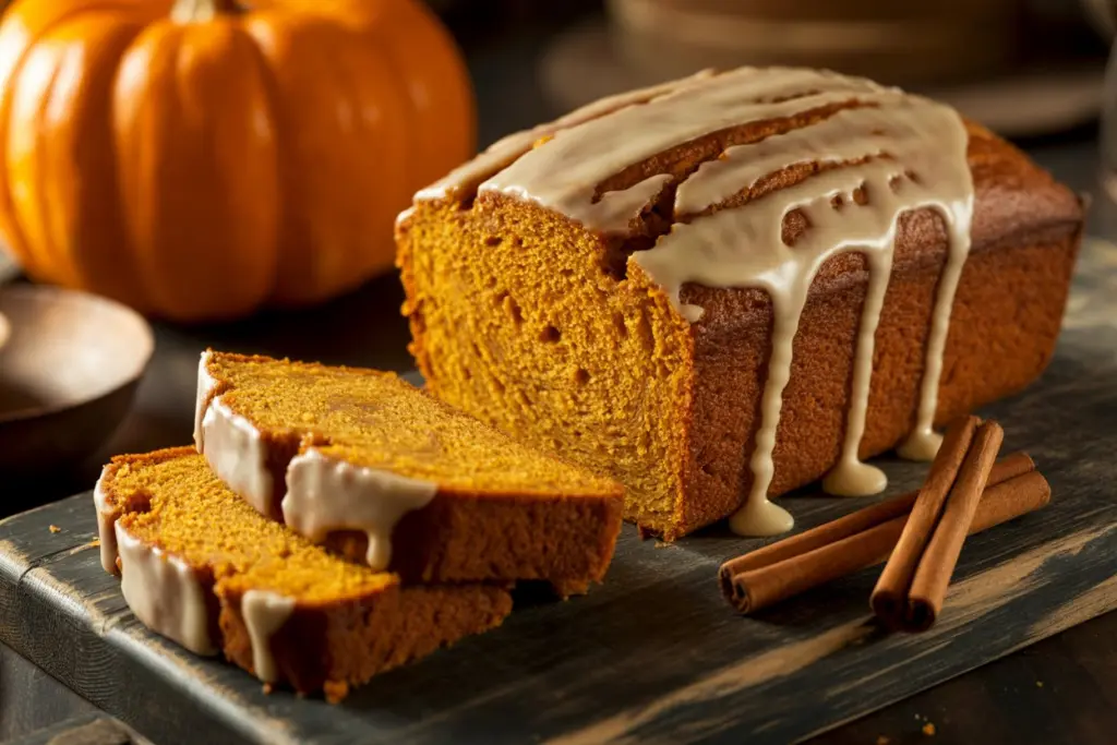 Pumpkin Bread with Cinnamon Glaze Recipe 9 Pumpkin Bread with Cinnamon Glaze