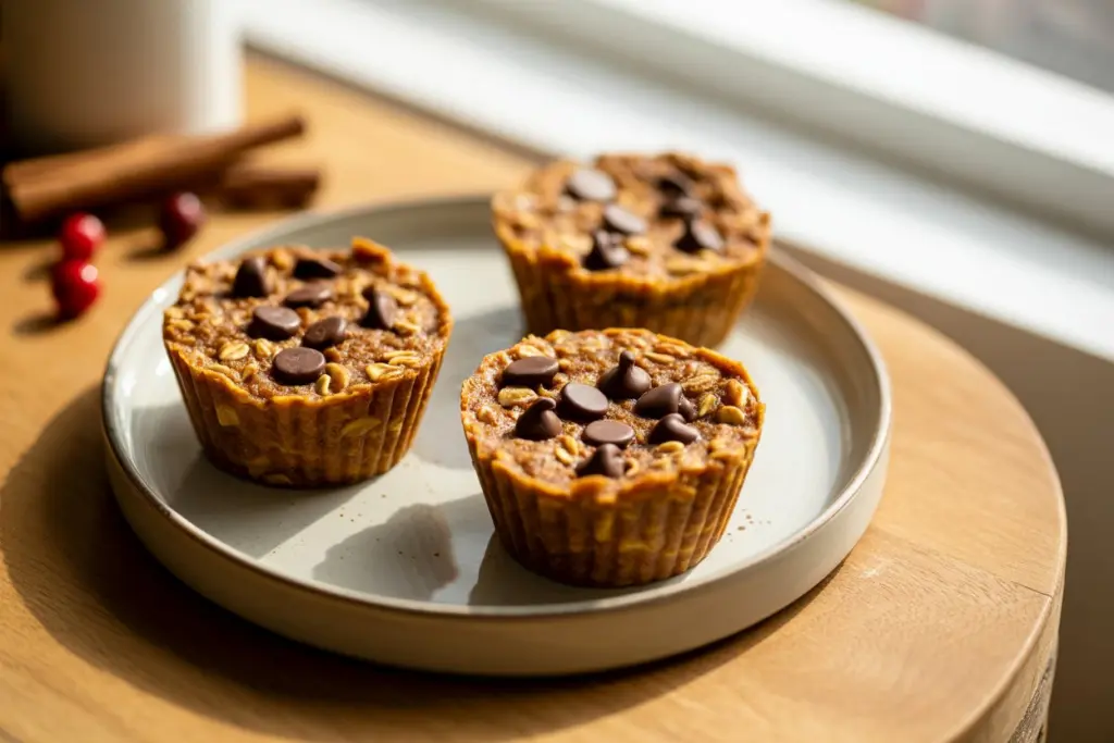 Breakfast Baked Pumpkin Chocolate Chip Oatmeal Cups 12 Storing and freezing baked pumpkin chocolate chip oatmeal cups