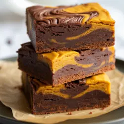 Printable chocolate pumpkin bar recipe card