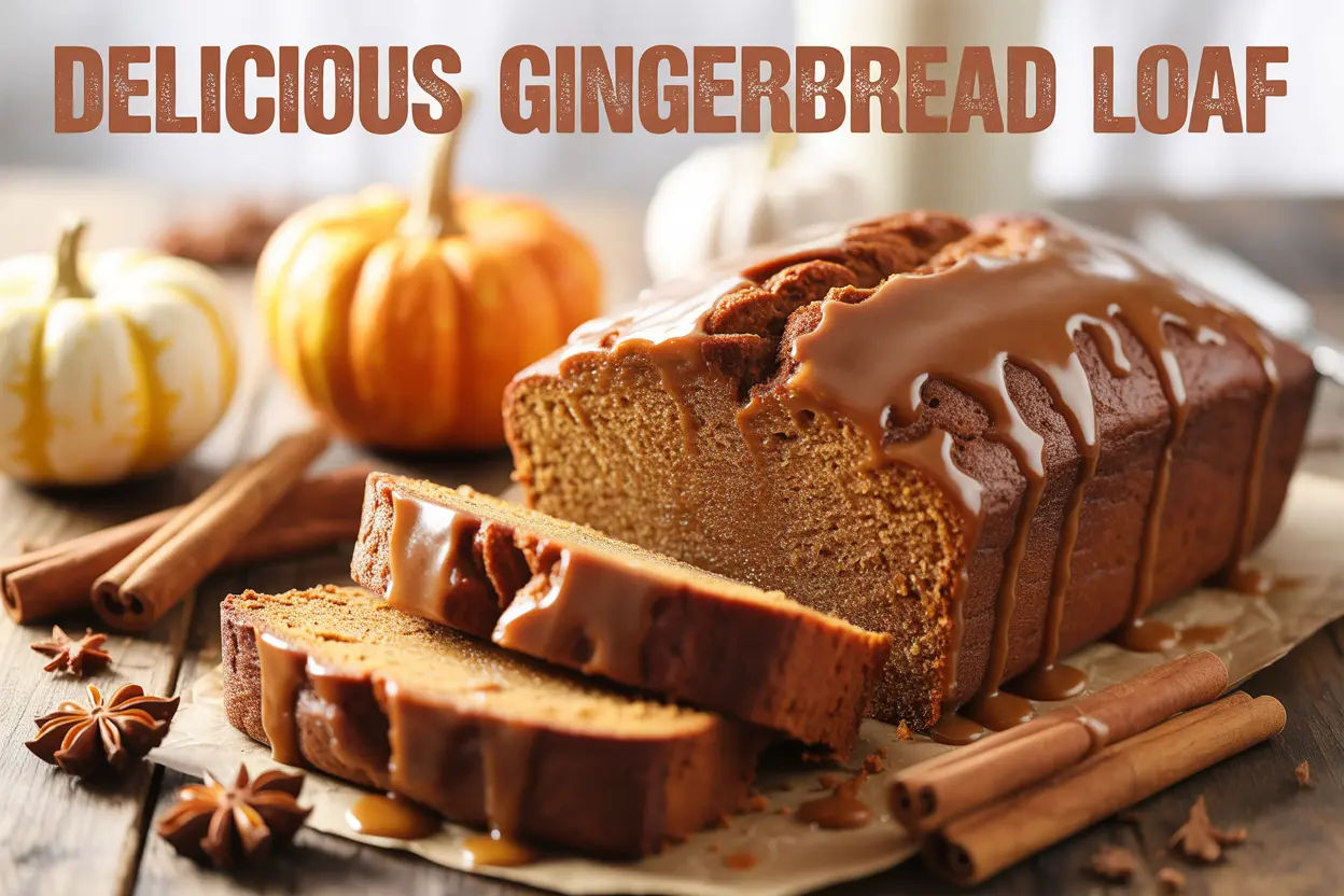 Moist & Spiced Gingerbread Loaf Recipe