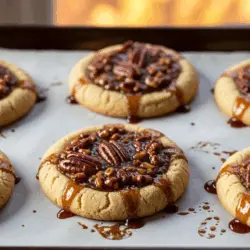 Freshly baked Maple pecan cookies