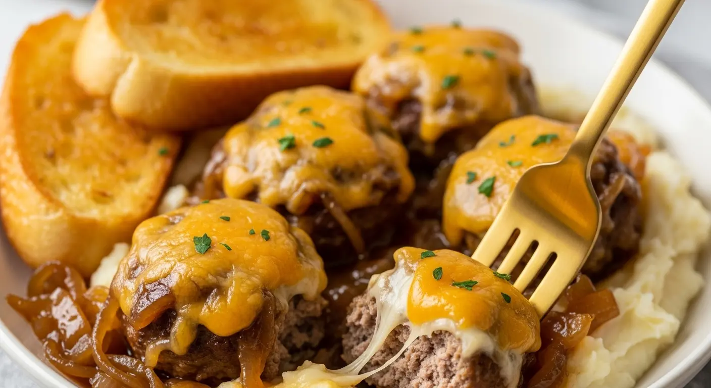 Slow Cooker French Onion Meatballs: Easy Comfort in Every Bite