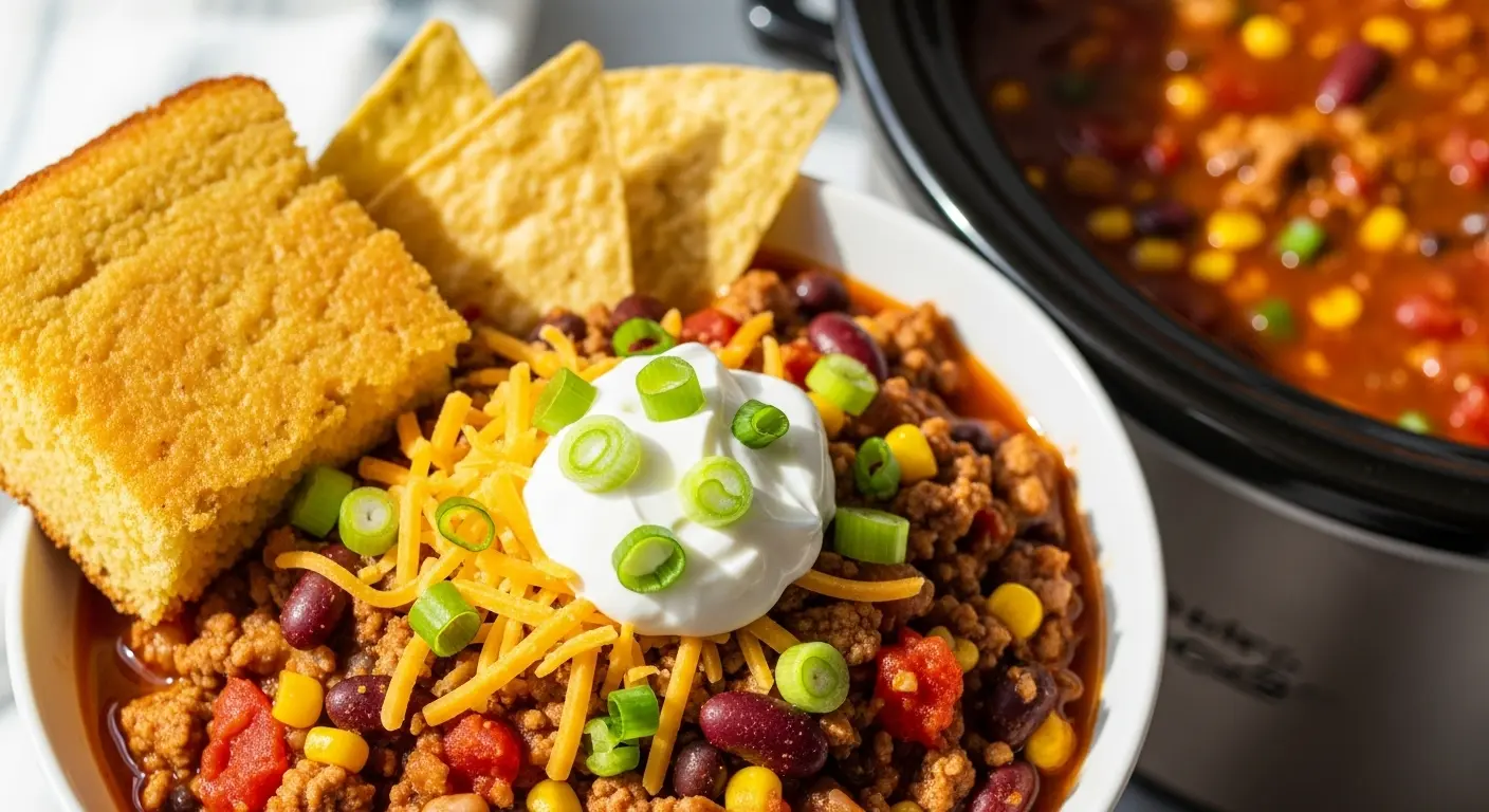 Crockpot Turkey Chili That’s Hearty, Healthy & Incredibly Easy