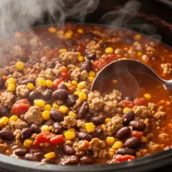 Easy, Healthy Crockpot Turkey Chili Recipe 2 printable recipe card crockpot turkey chili