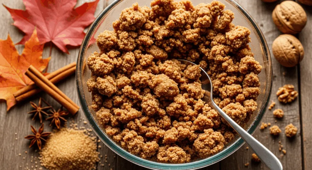 Coffee Cake Pumpkin Cookies 7 Buttery cinnamon brown sugar crumble