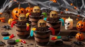Halloween Dirt Cups (Easy &amp; Quick Recipe)