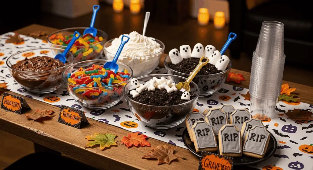 Halloween Dirt Cups (Easy & Quick Recipe) 8 Halloween parties ideas