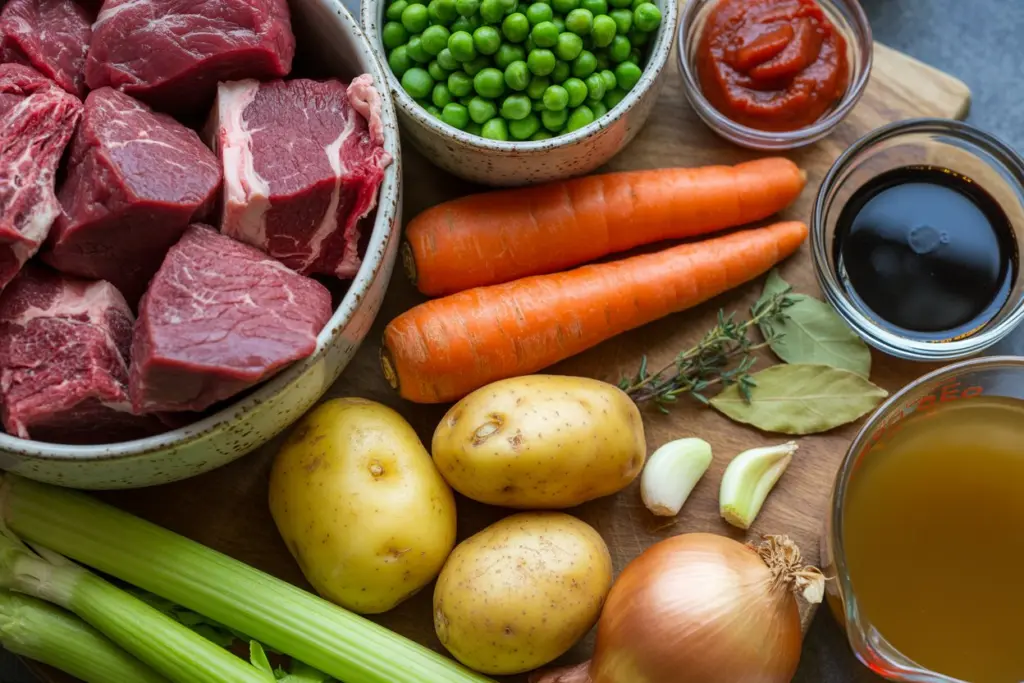 Slow Cooker Beef Stew 4 Slow cooker beef stew ingredients