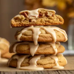 Recipe card for maple brown sugar cookies