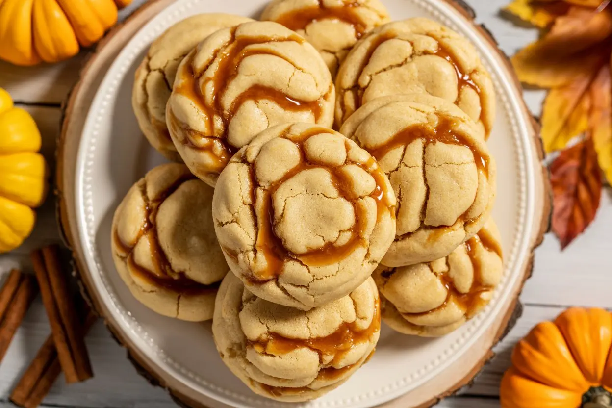 Caramel Stuffed Cookies Recipe (Christmas cookies)
