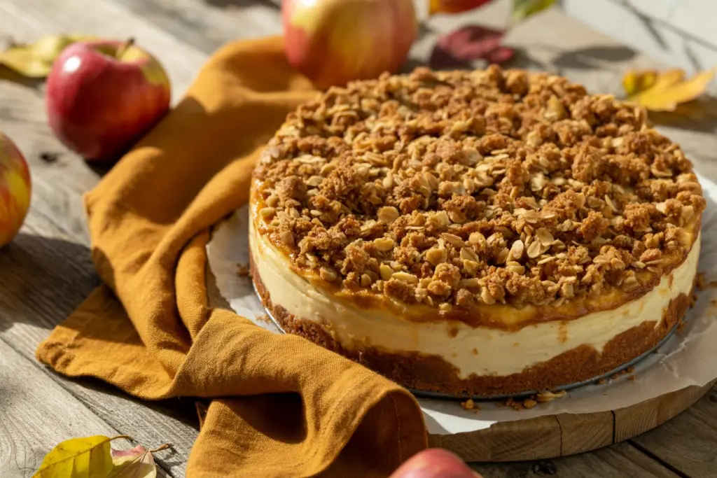 Apple pie cheesecake