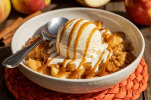 3 Ingredient Apple Cobbler in Slow Cooker