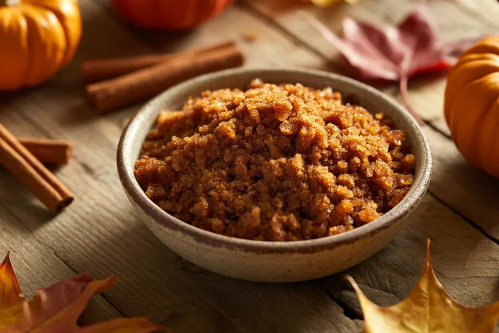 Pumpkin Caramel Sticky Buns Recipe 5 brown sugar cinnamon mixture