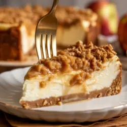 apple pie cheesecake recipe card