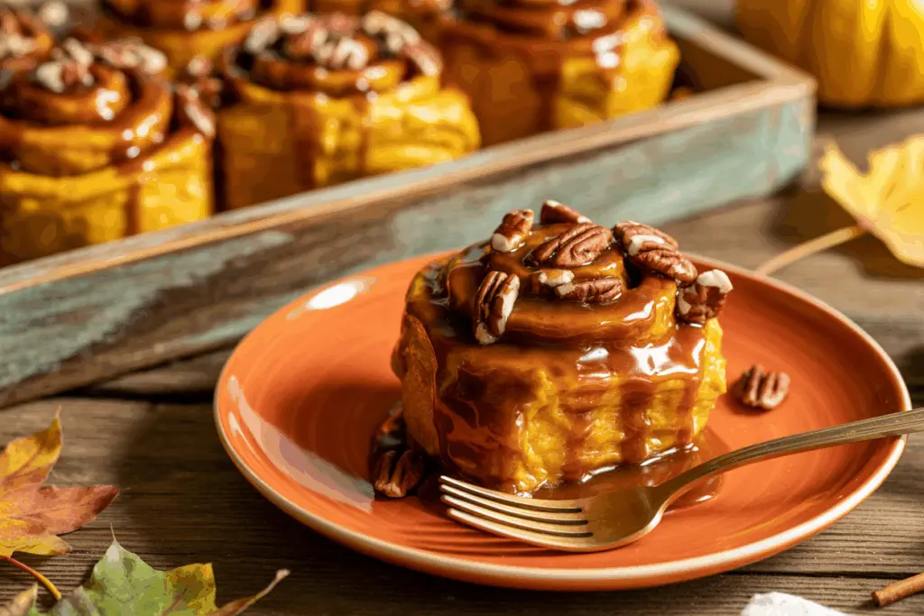 Pumpkin Caramel Sticky Buns Recipe That Melts in Your Mouth