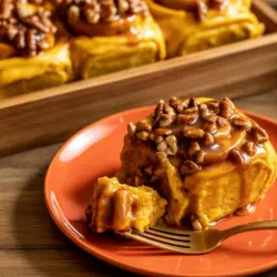 Pumpkin Caramel Sticky Buns – Recipe Card