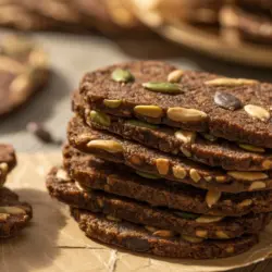Pecan Crackers with Cranberries recipe card