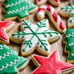 Homemade Christmas sugar cookies Recipe card