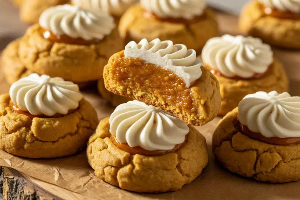 Pumpkin Pie Cookies Recipe 9 Soft and spiced pumpkin pie cookies, perfect for fall